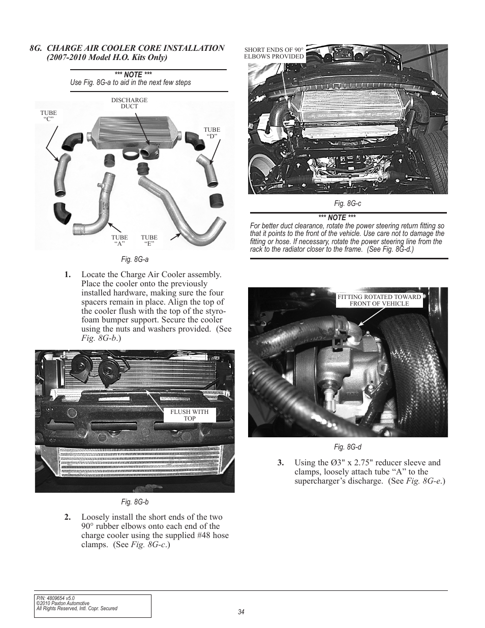 Paxton Superchargers Ford Mustang GT User Manual | Page 54 / 85