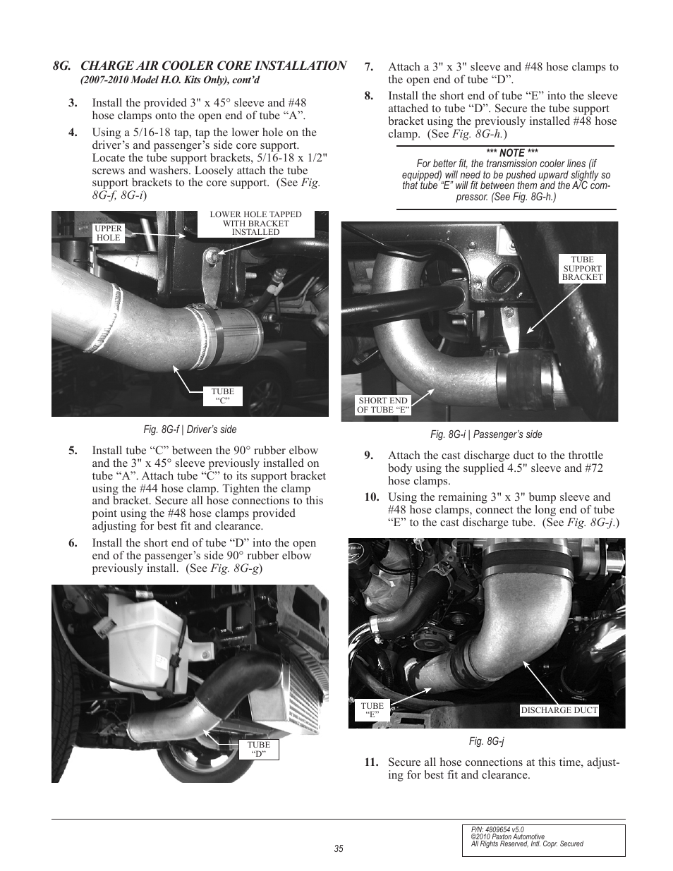 Paxton Superchargers Ford Mustang GT User Manual | Page 55 / 85