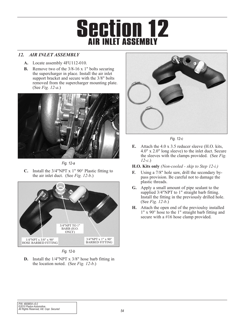 Paxton Superchargers Ford Mustang GT User Manual | Page 74 / 85