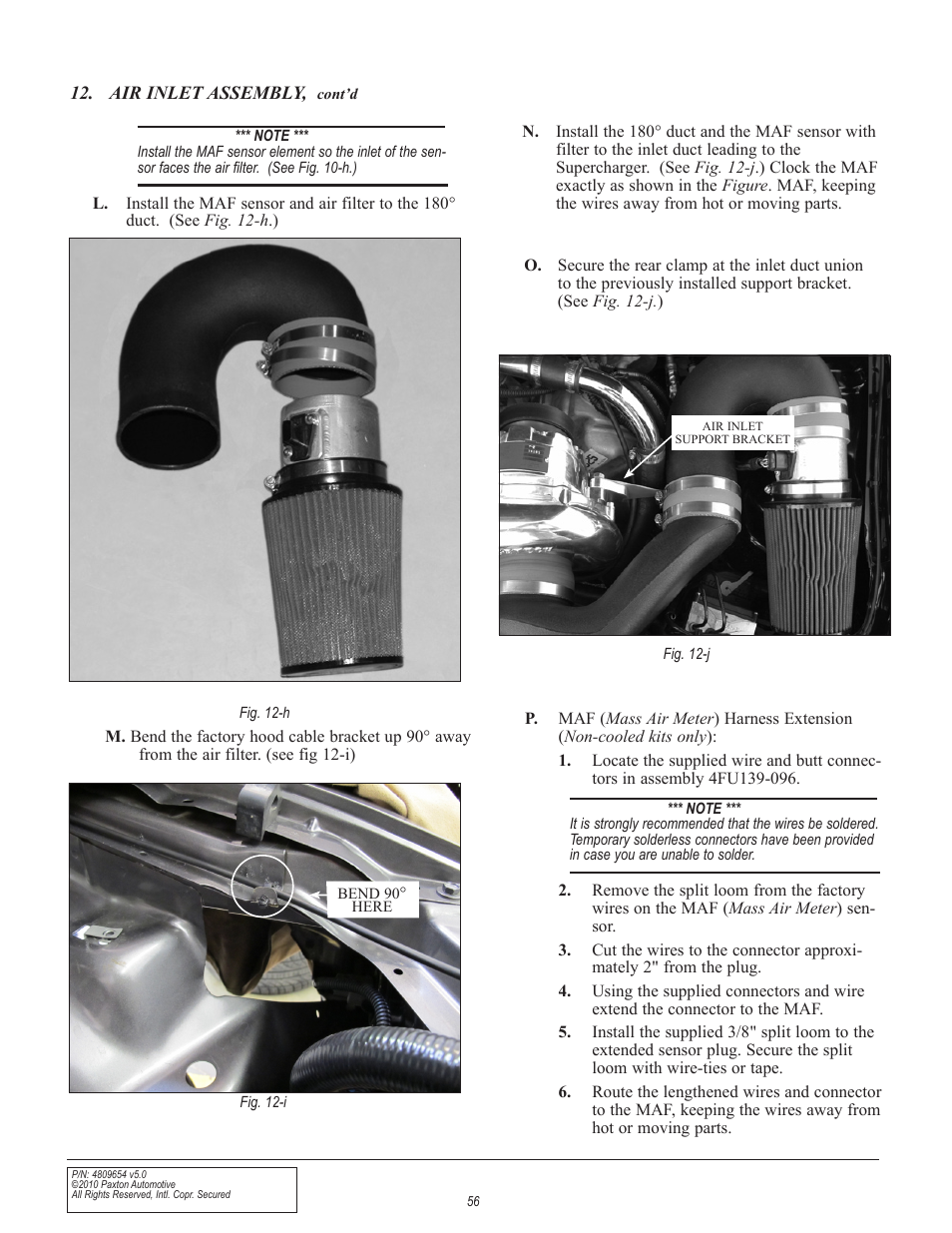 Paxton Superchargers Ford Mustang GT User Manual | Page 76 / 85