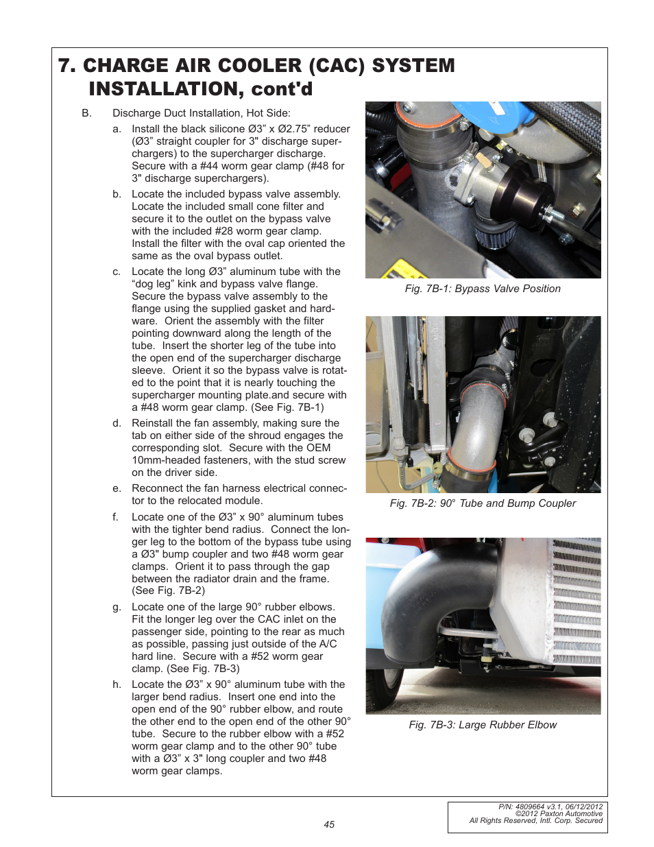 Paxton Superchargers Ford 5.0L Mustang GT User Manual | Page 45 / 69