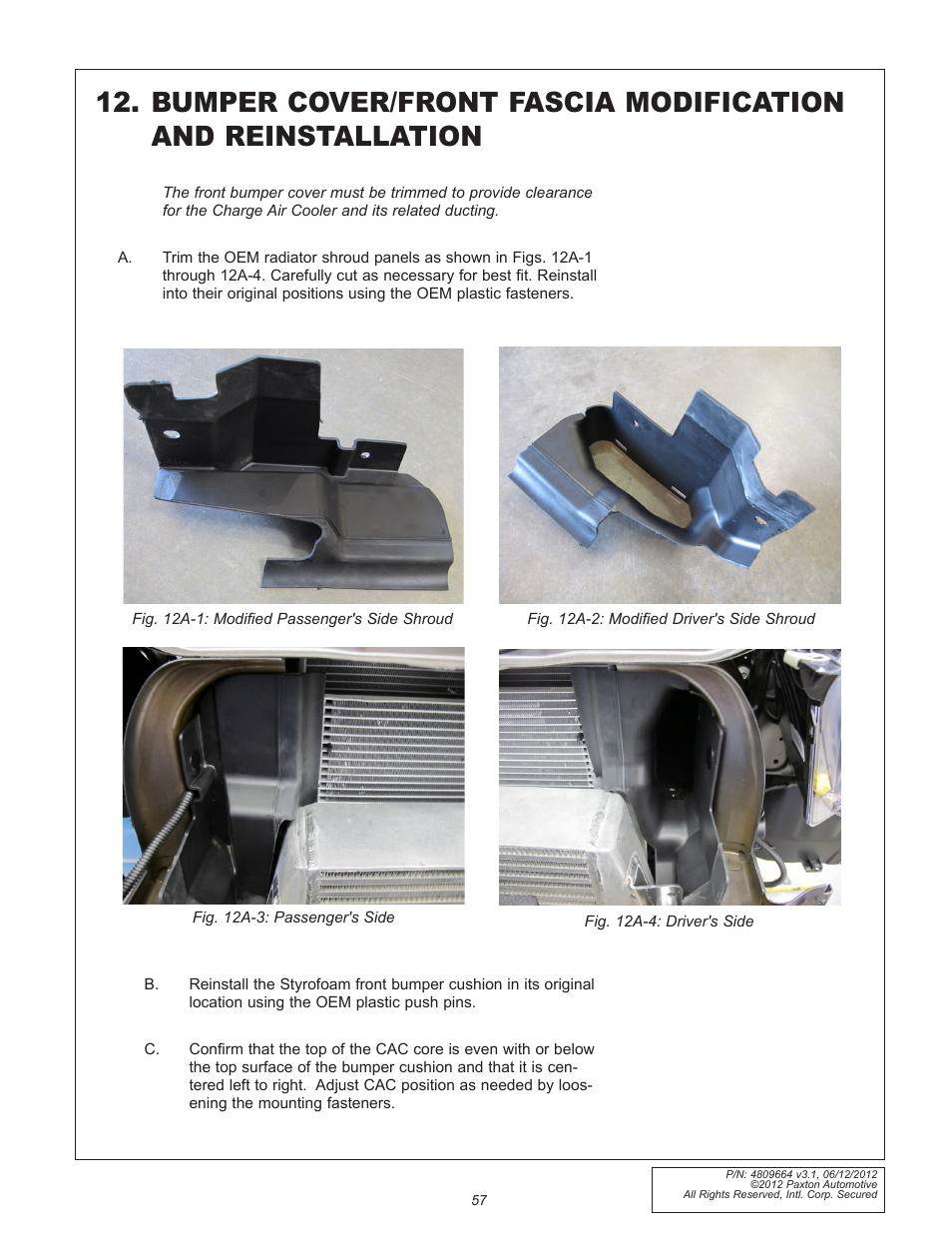 Paxton Superchargers Ford 5.0L Mustang GT User Manual | Page 57 / 69