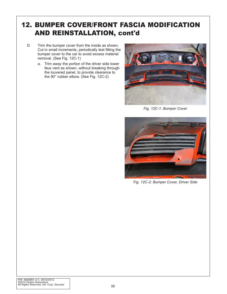 Paxton Superchargers Ford 5.0L Mustang GT User Manual | Page 58 / 69