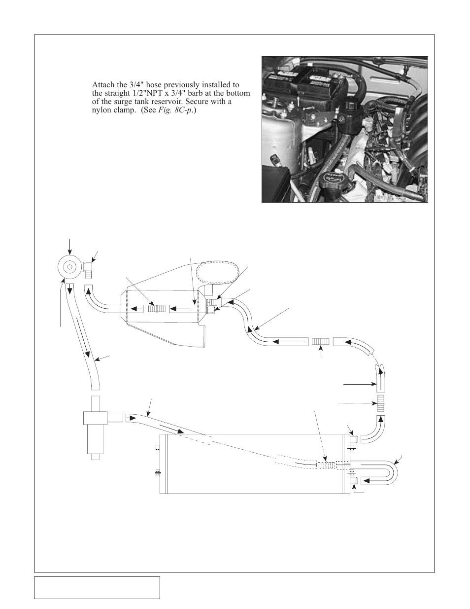 Charge air cooler installation cont’d, B. water cooler assembly installation, cont’d | Paxton Superchargers Shelby Mustang GT User Manual | Page 38 / 58