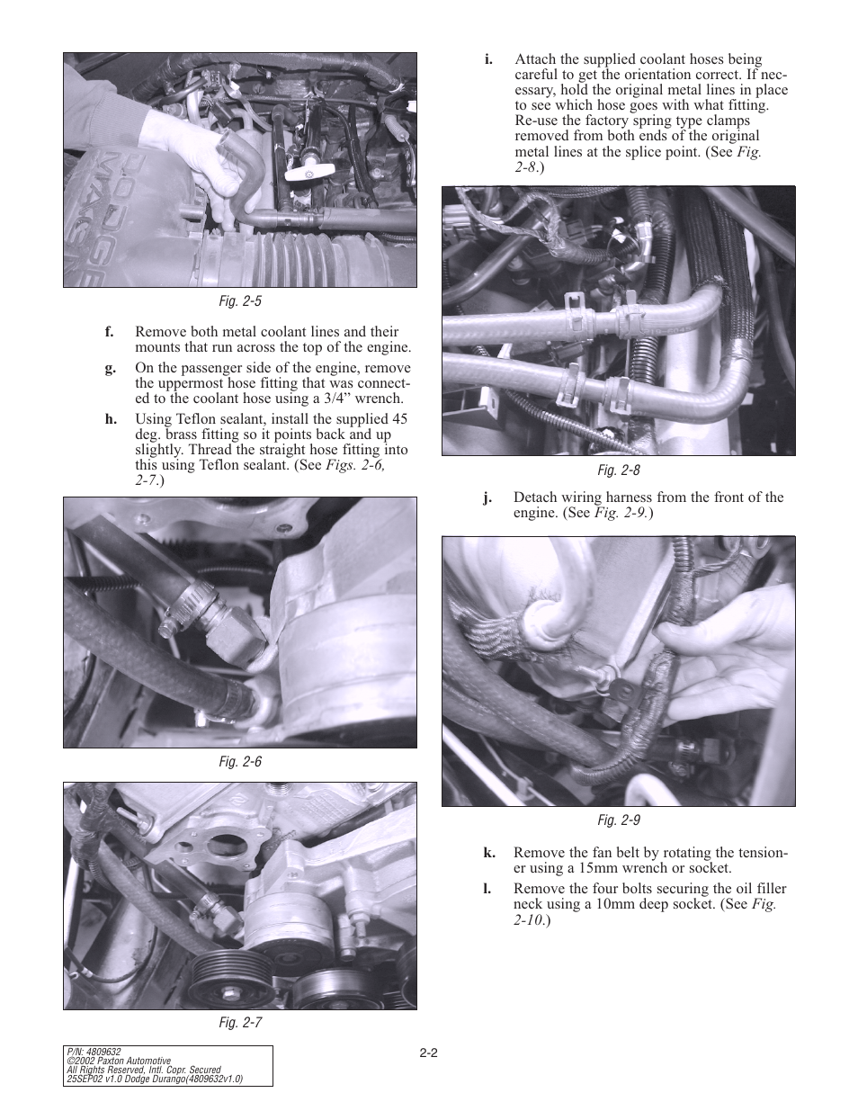 Paxton Superchargers Dodge Durango User Manual | Page 8 / 34