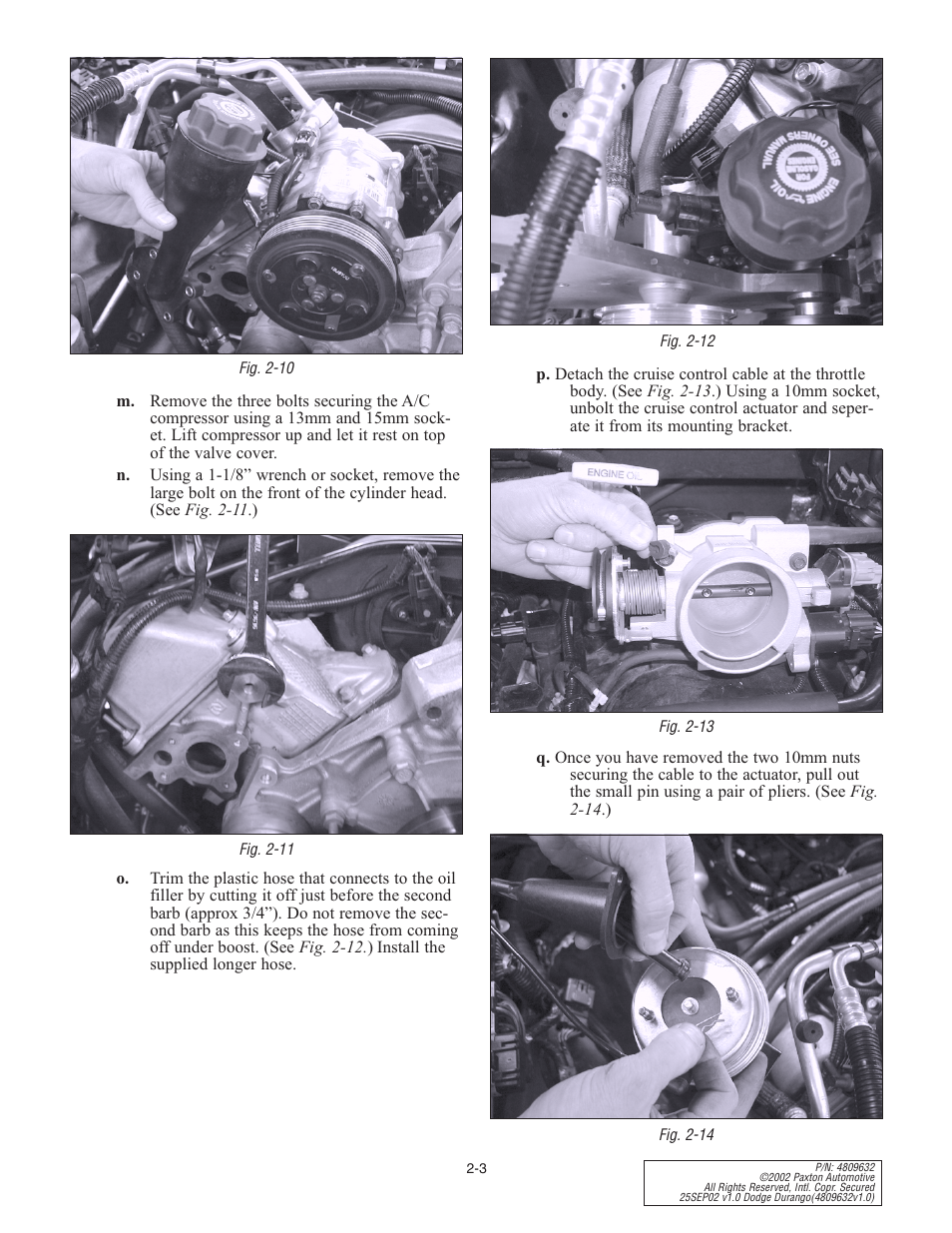 Paxton Superchargers Dodge Durango User Manual | Page 9 / 34