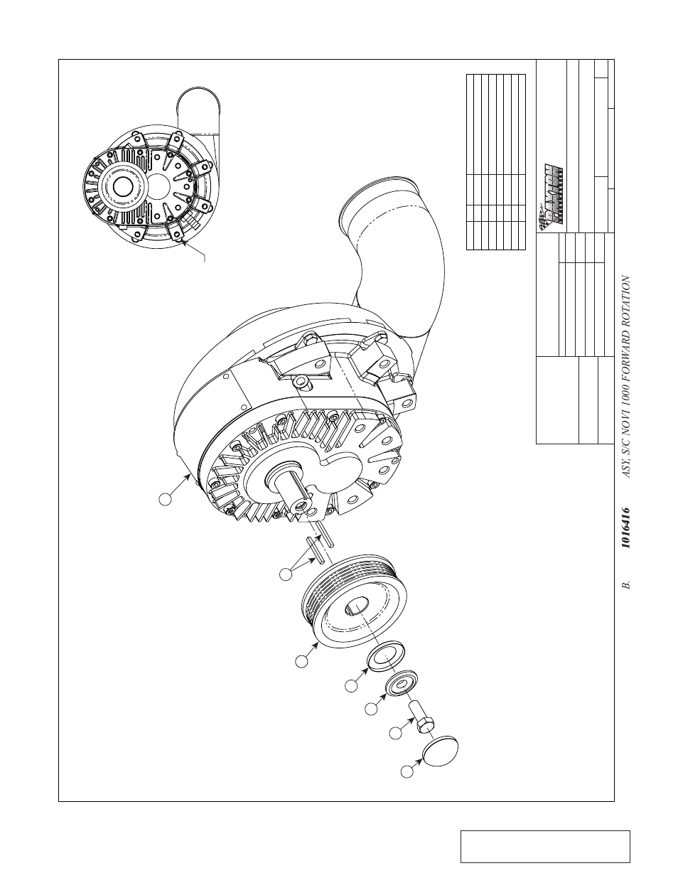 B. 1016416 asy, s/c novi 100 | Paxton Superchargers 4.7 Dodge Ram User Manual | Page 25 / 34