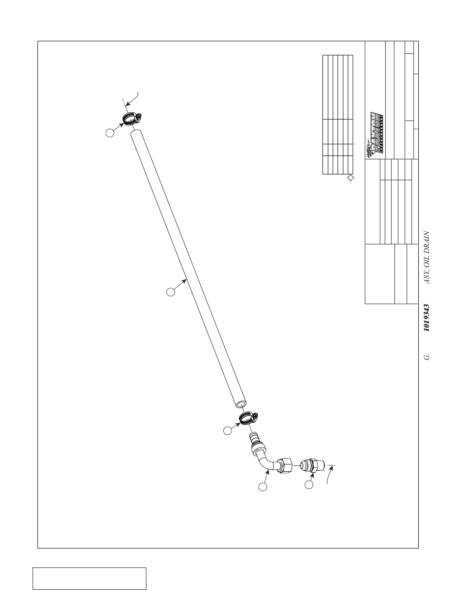 G. 1019343 asy, oil drain | Paxton Superchargers 4.7 Dodge Ram User Manual | Page 30 / 34