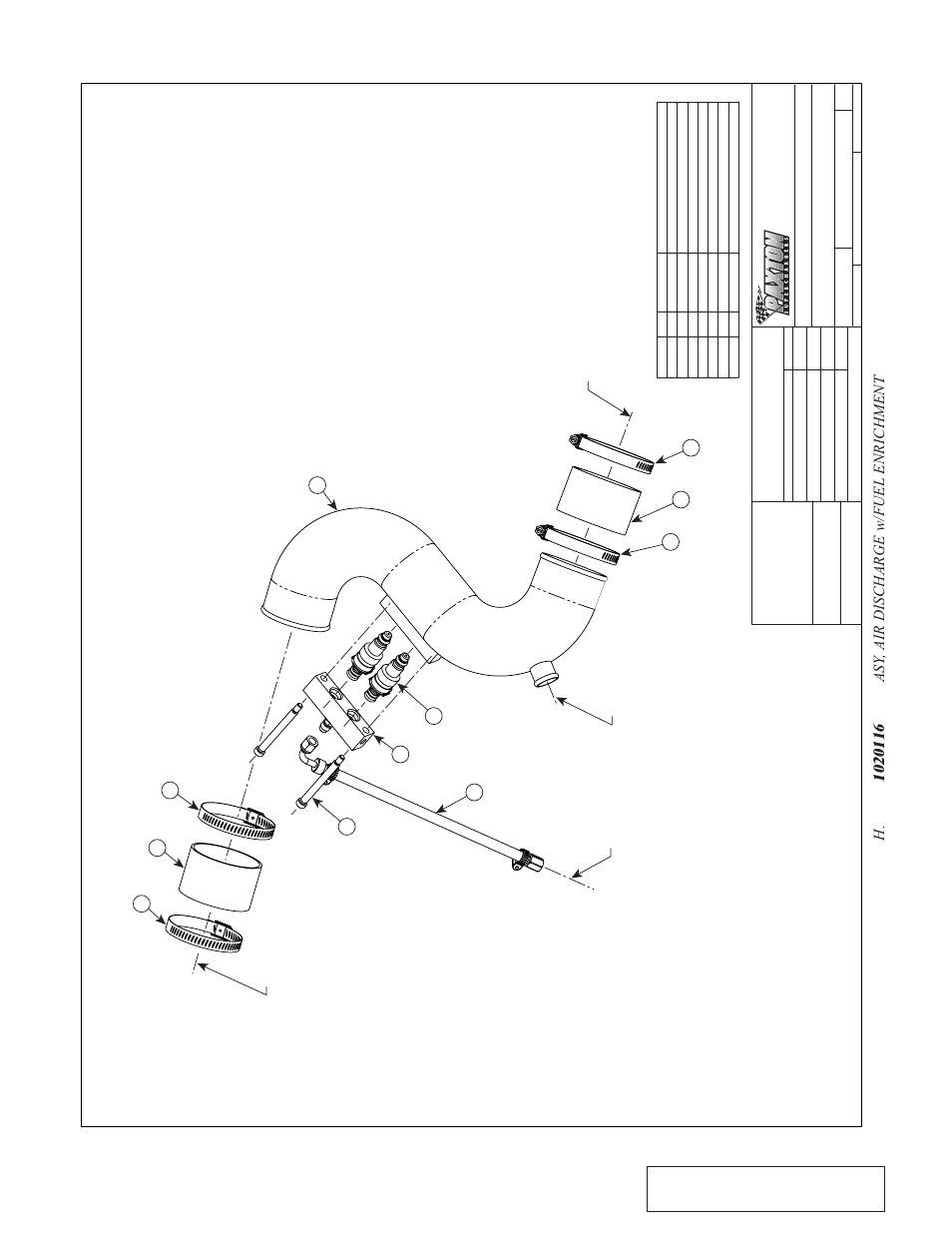 H. 1020116 asy, air discharg | Paxton Superchargers 4.7 Dodge Ram User Manual | Page 31 / 34