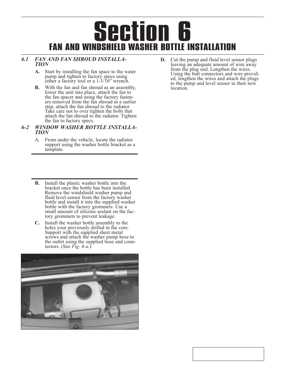 Fan and windshield washer bottle installation | Paxton Superchargers 5.9 Dodge Ram User Manual | Page 17 / 40