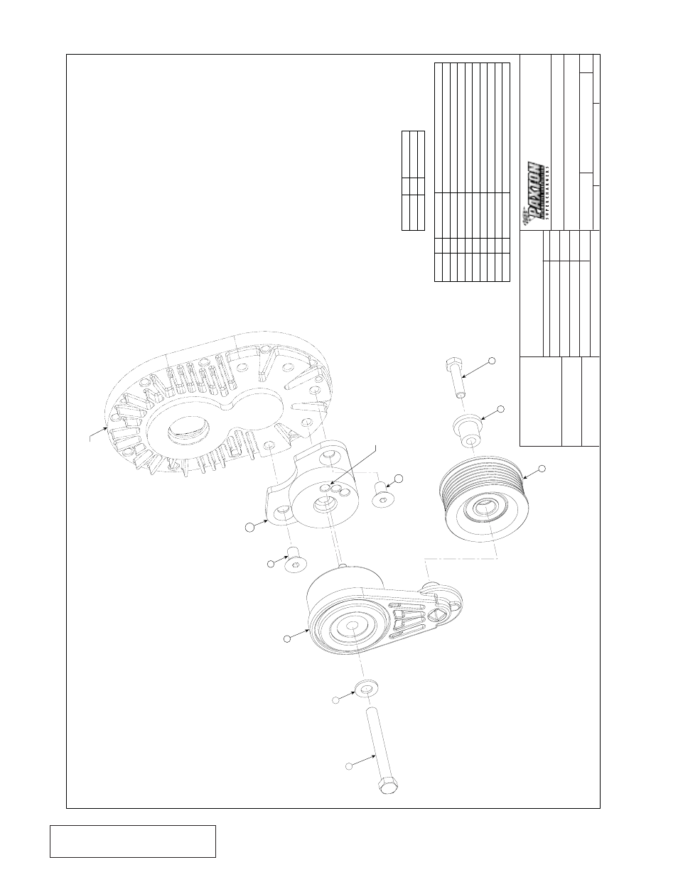 Appendix 8 1017417 asy, belt, Appendix 7, Appendix 8 | A-10 | Paxton Superchargers 5.9 Dodge Ram User Manual | Page 34 / 40