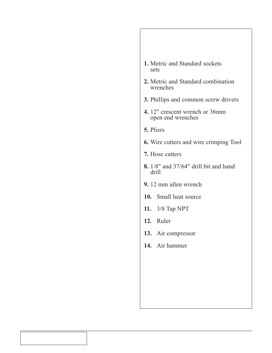 Recommended tools for instal, Recommended tools for installation | Paxton Superchargers 5.9 Dodge Ram User Manual | Page 4 / 40