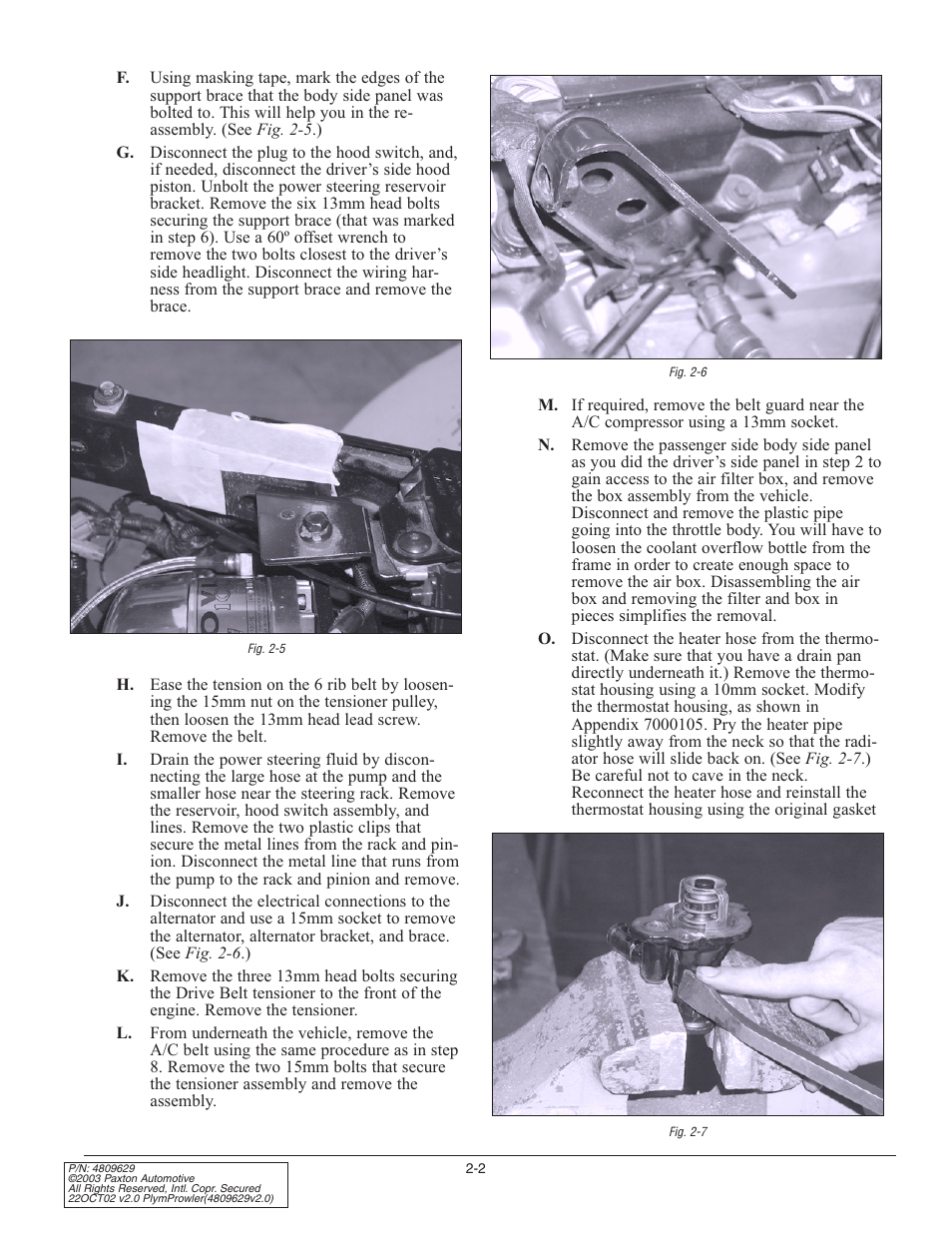 Paxton Superchargers Plymouth Prowler User Manual | Page 10 / 58