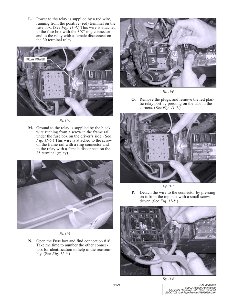 Paxton Superchargers Plymouth Prowler User Manual | Page 29 / 58