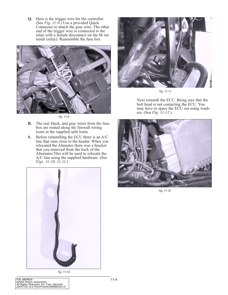 Paxton Superchargers Plymouth Prowler User Manual | Page 30 / 58