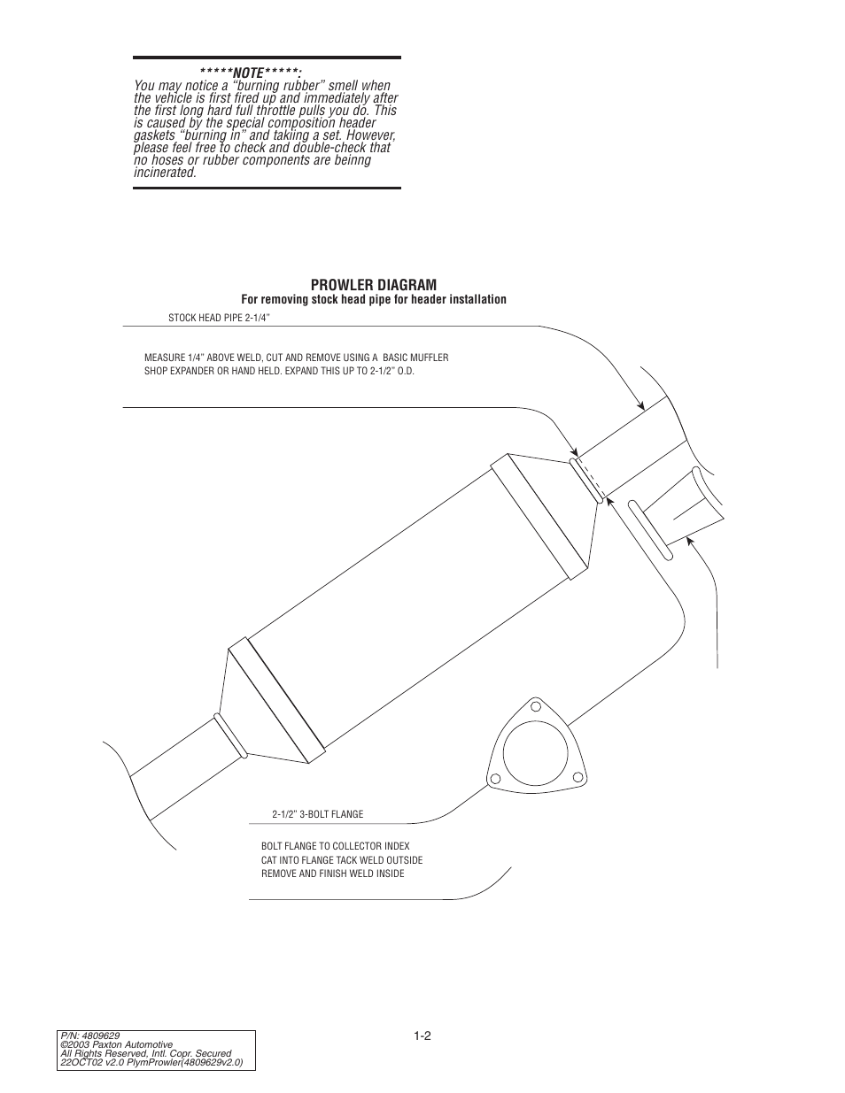 Paxton Superchargers Plymouth Prowler User Manual | Page 8 / 58