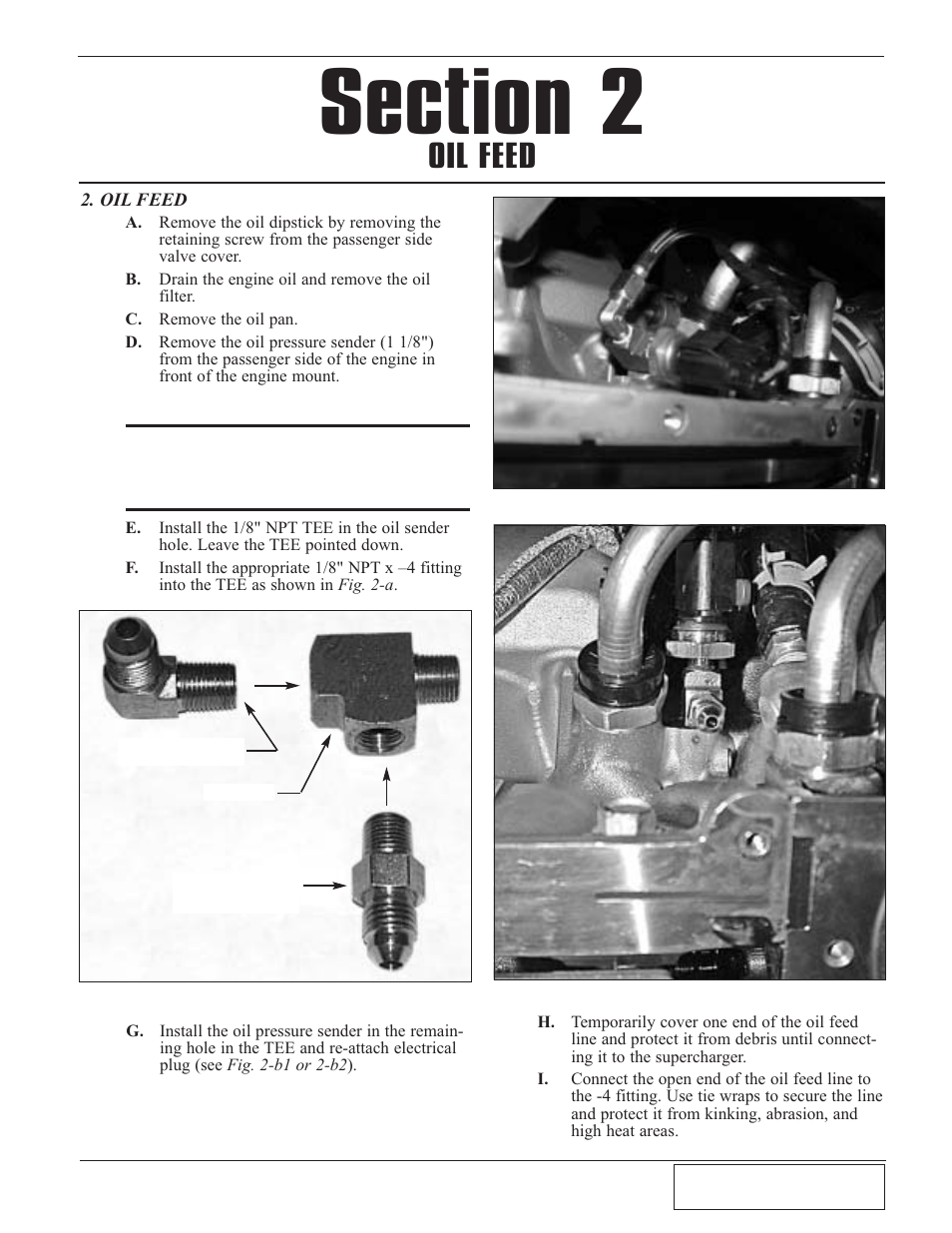 Oil feed, Oil feed -1 | Paxton Superchargers Dodge Viper User Manual | Page 11 / 32