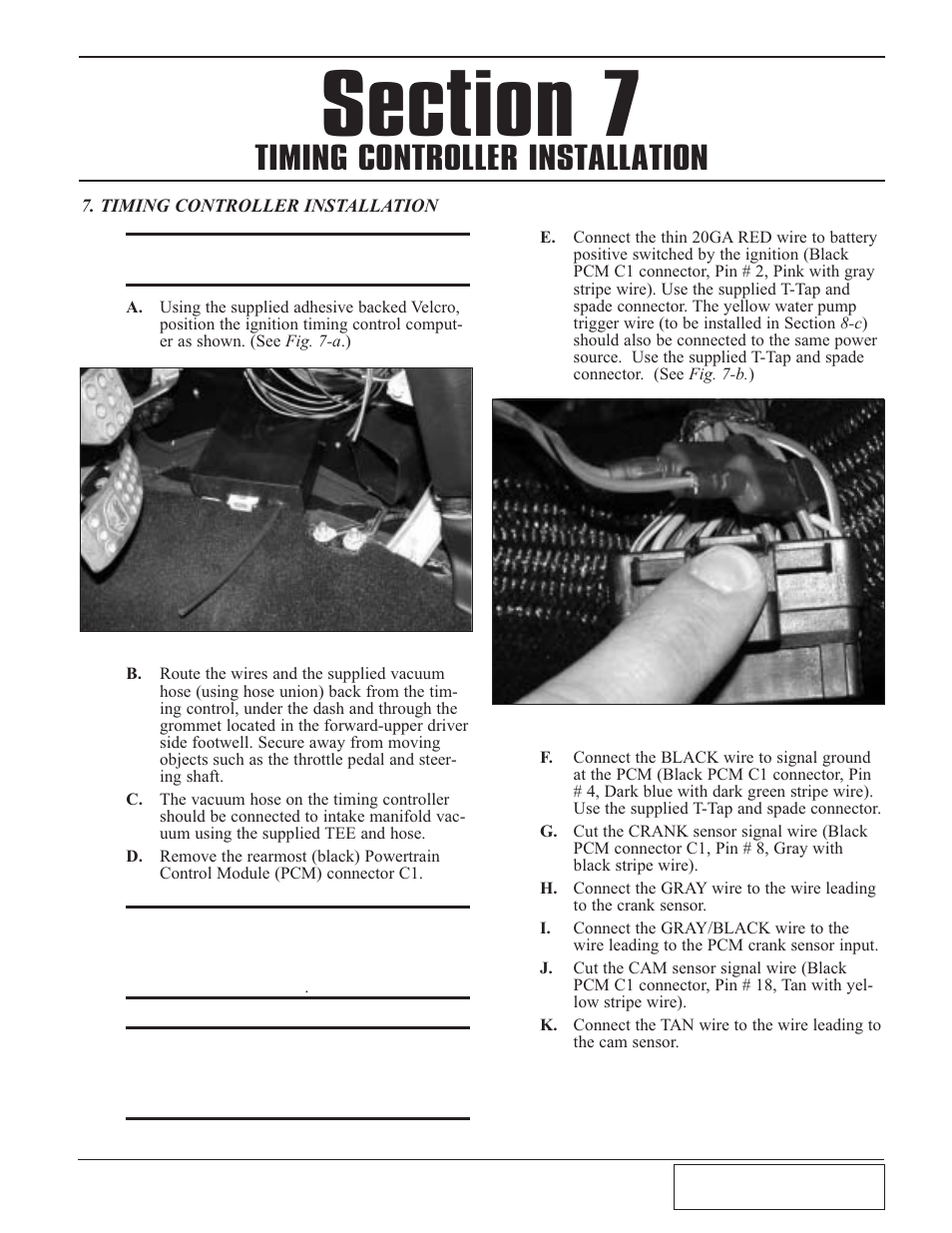 Supercharger installation, Supercharger installation -1, Timing controller installation | Paxton Superchargers Dodge Viper User Manual | Page 21 / 32