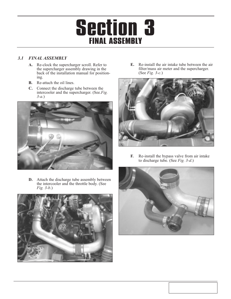 1 final assembly, Final assembly -1, Final assembly | Paxton Superchargers Mustang Air/Air Cooler User Manual | Page 11 / 18