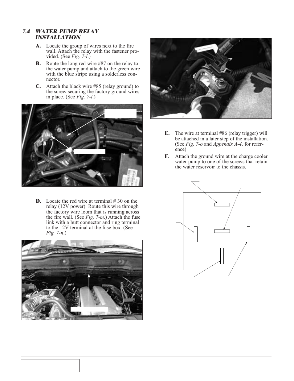 4 water pump relay installation | Paxton Superchargers Dodge SRT-10 Ram User Manual | Page 28 / 42