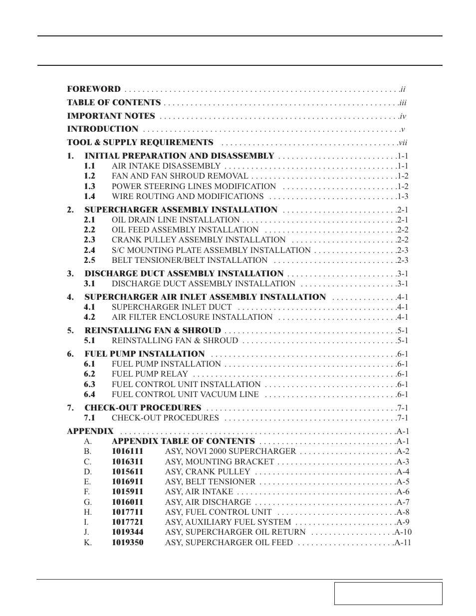 Paxton Superchargers Ford V-10 Super Duty Truck User Manual | Page 3 / 38