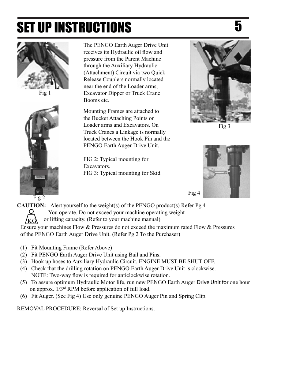 Set up instructions 5 | Pengo LDS Series User Manual | Page 6 / 24