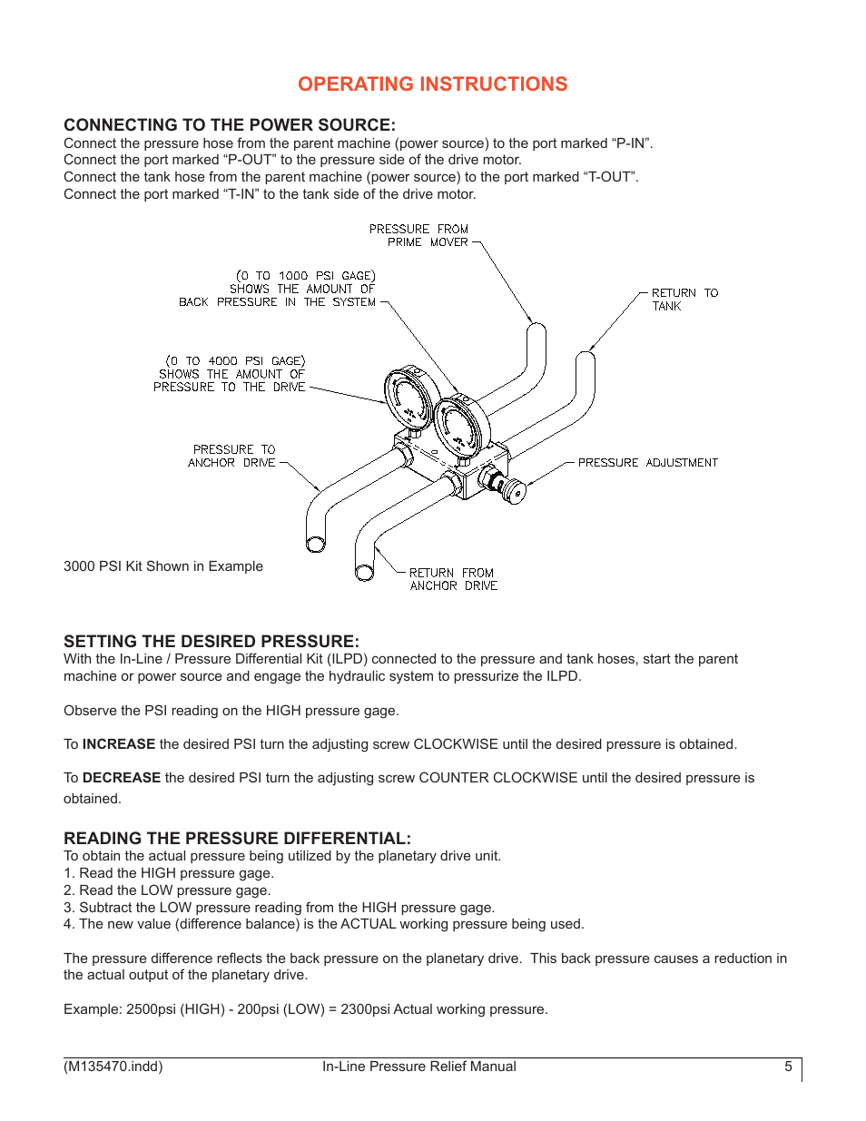 Operating instructions | Pengo 3000 PSI Models User Manual | Page 5 / 8