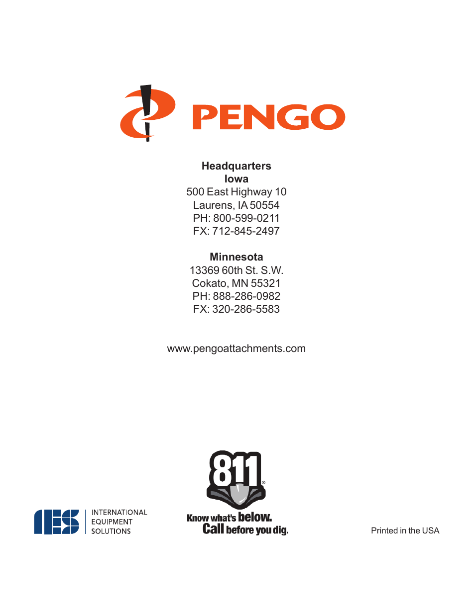 Pengo 3000 PSI Models User Manual | Page 8 / 8