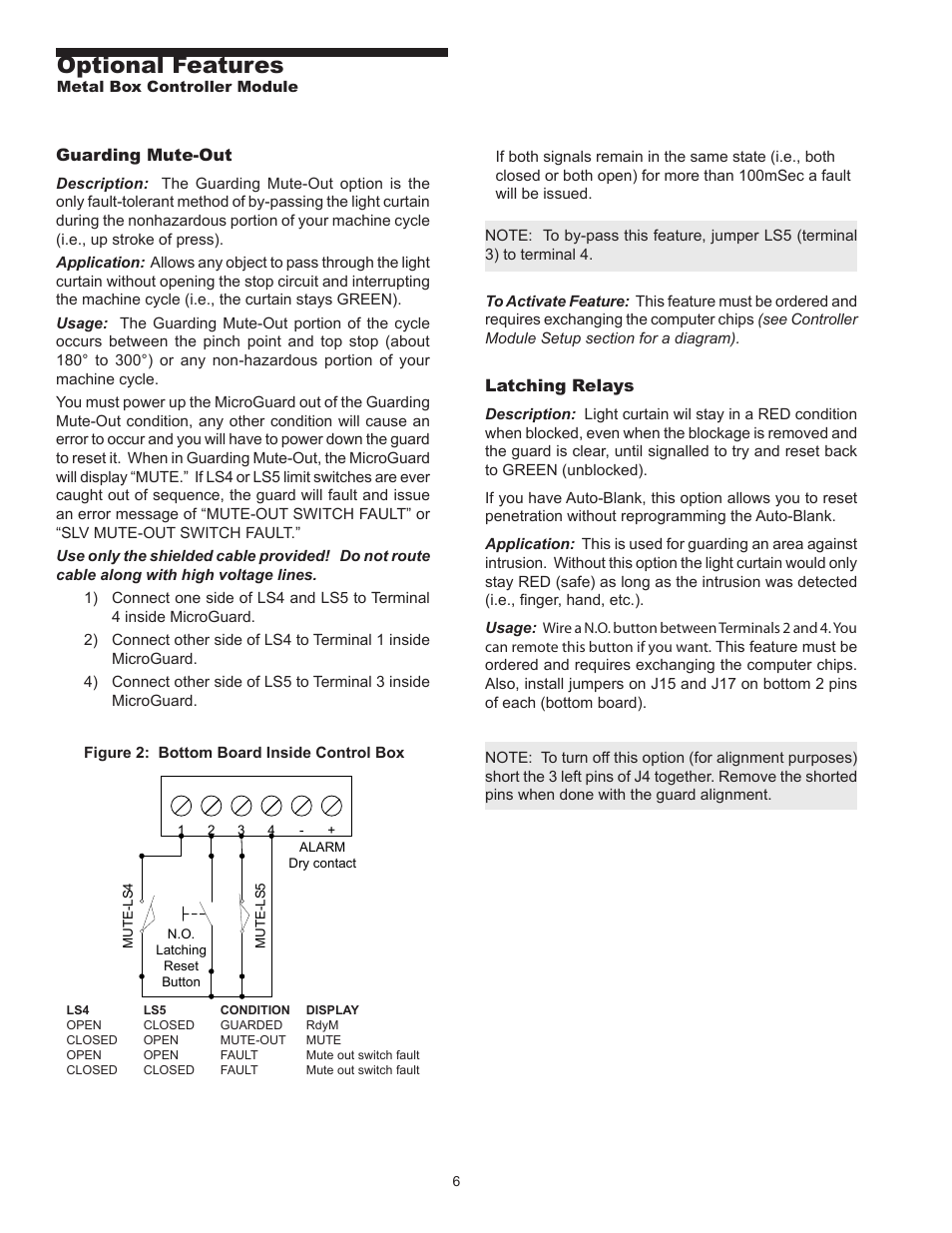 Optional features | Pinnacle Systems MG User Manual | Page 16 / 48