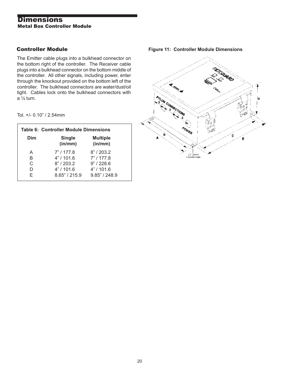 Dimensions | Pinnacle Systems MG User Manual | Page 30 / 48