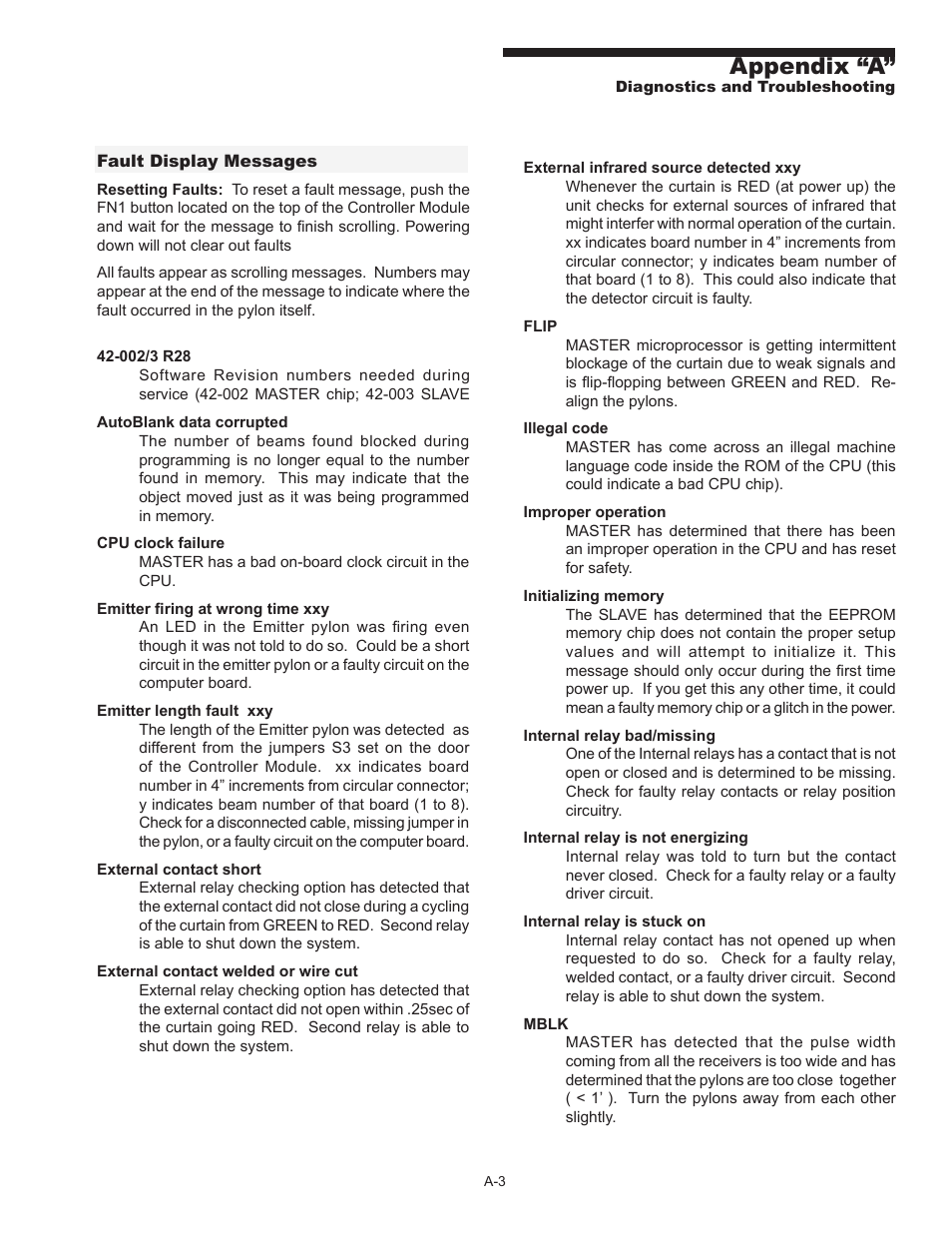 Appendix “a | Pinnacle Systems MG User Manual | Page 35 / 48