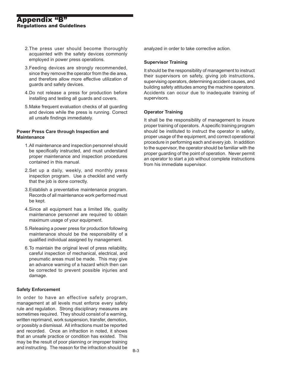 Appendix “b | Pinnacle Systems MG User Manual | Page 40 / 48