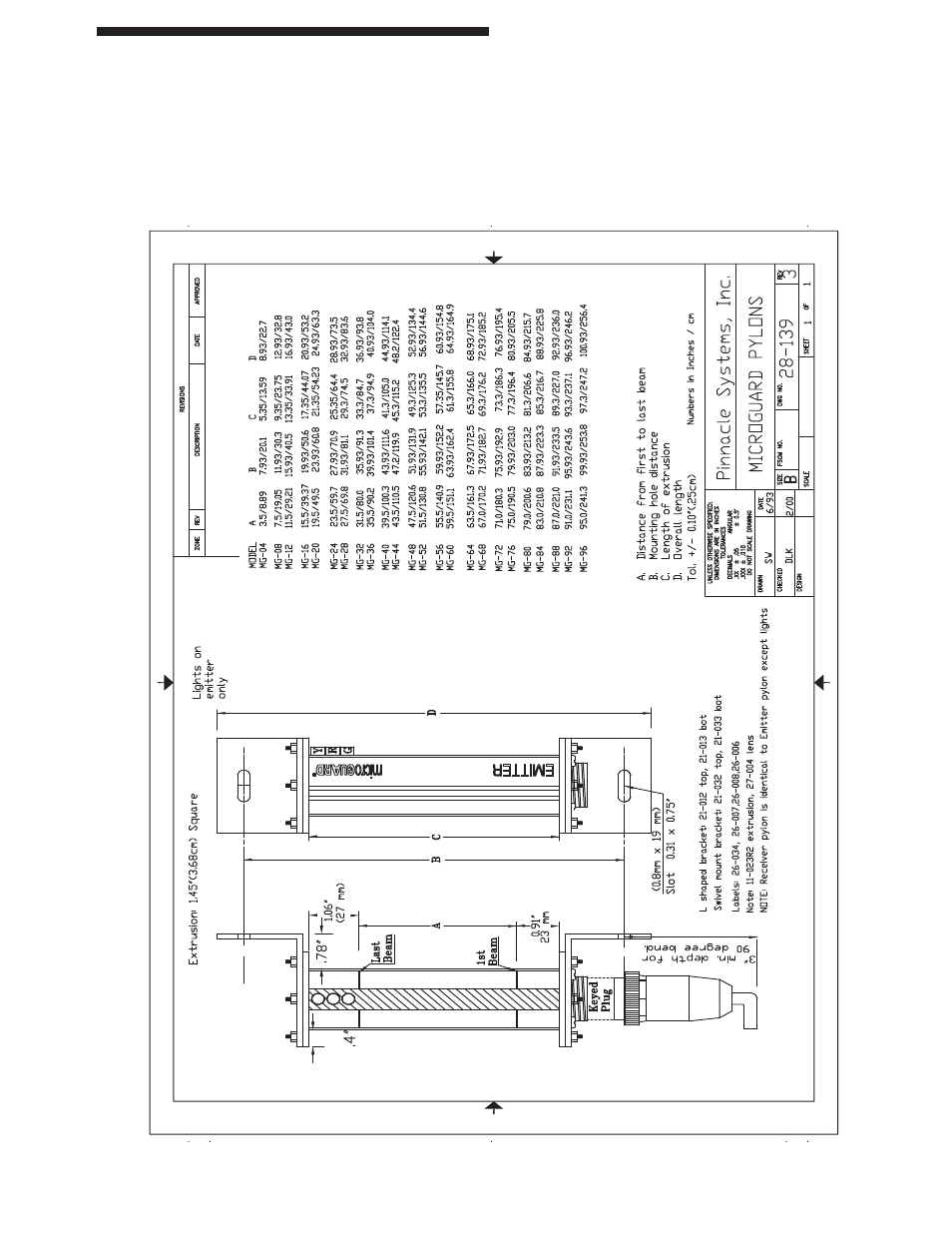 Dimensions | Pinnacle Systems DR User Manual | Page 28 / 48