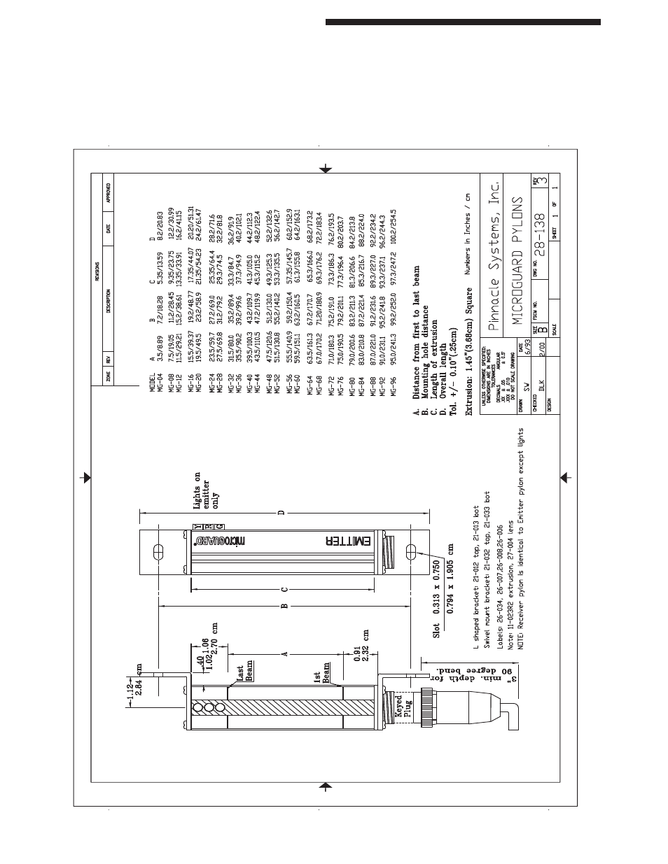 Dimensions | Pinnacle Systems DR User Manual | Page 29 / 48