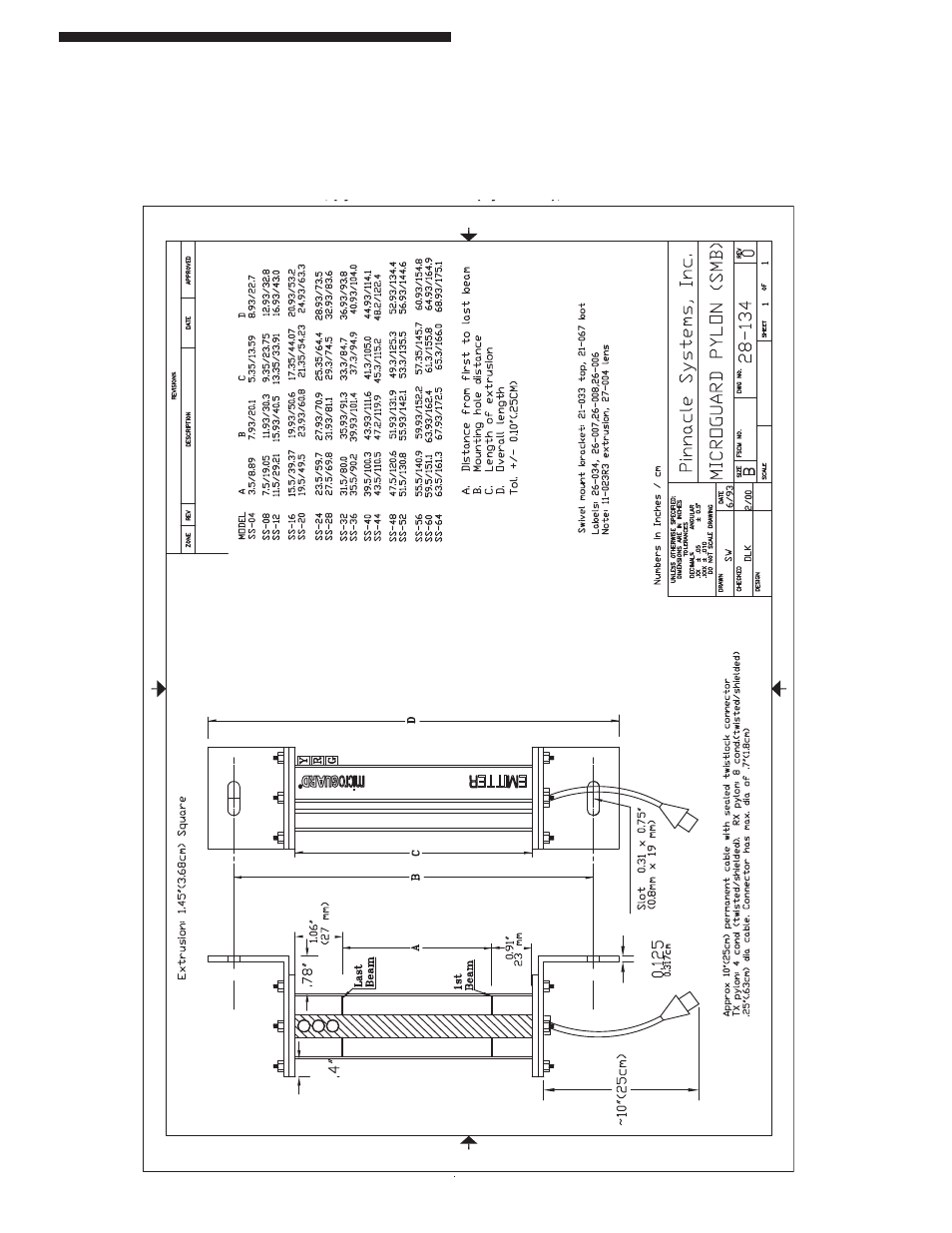 Dimensions | Pinnacle Systems CA User Manual | Page 24 / 40