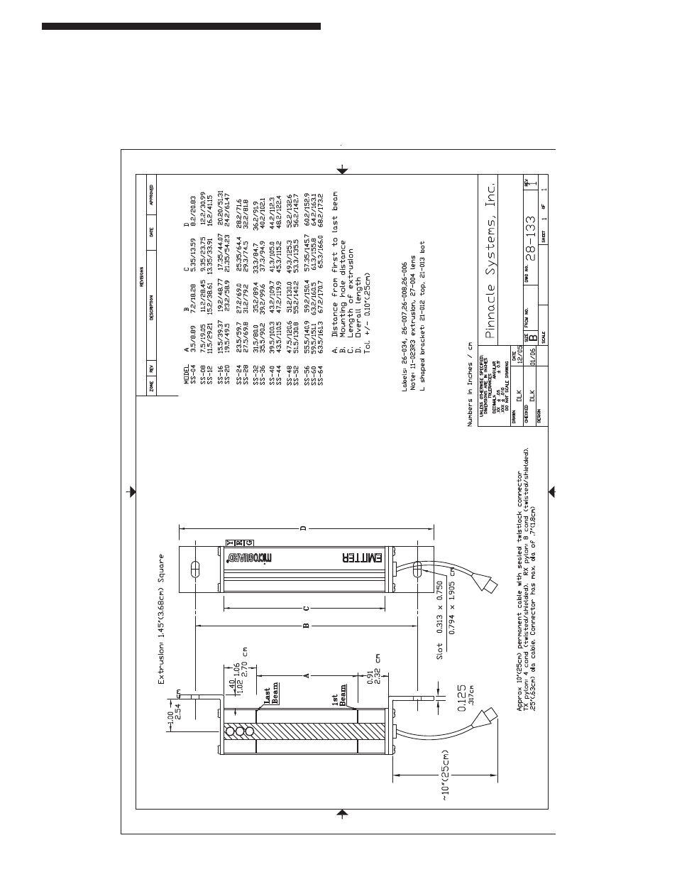 Dimensions | Pinnacle Systems CA User Manual | Page 26 / 40