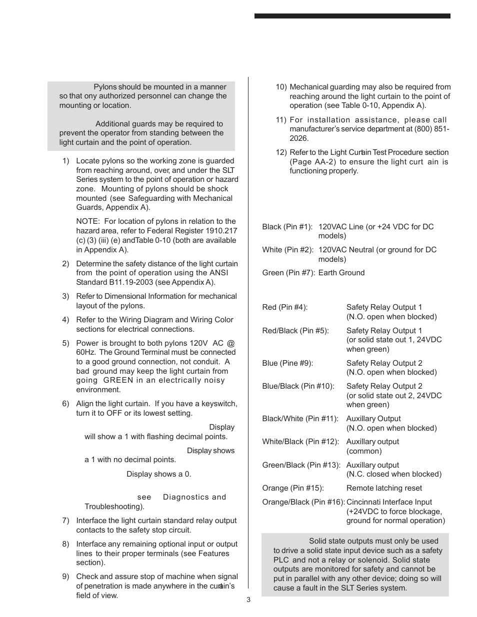 Setup and installation | Pinnacle Systems SLT Series User Manual | Page 11 / 32