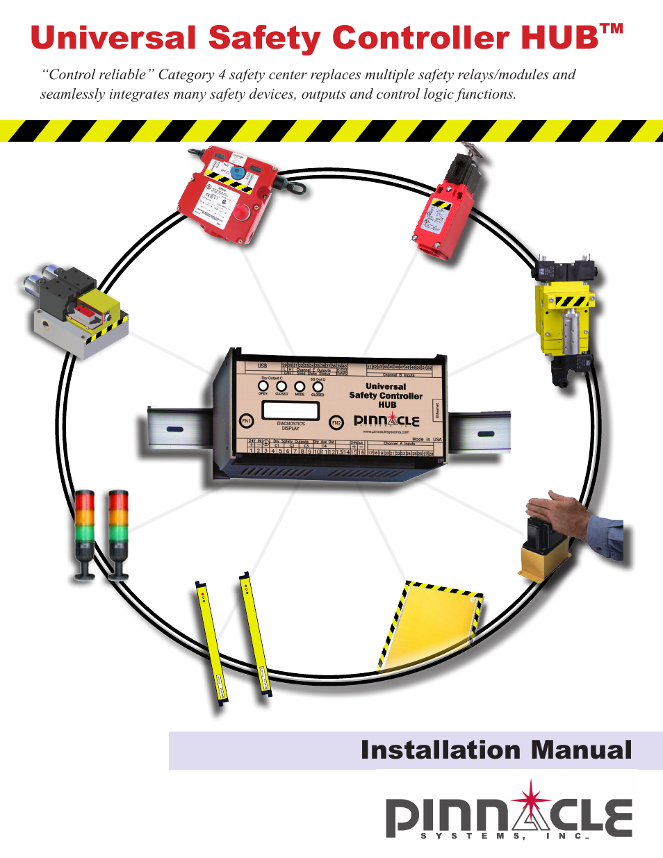 Pinnacle Systems Universal Safety Controller HUB User Manual | 26 pages