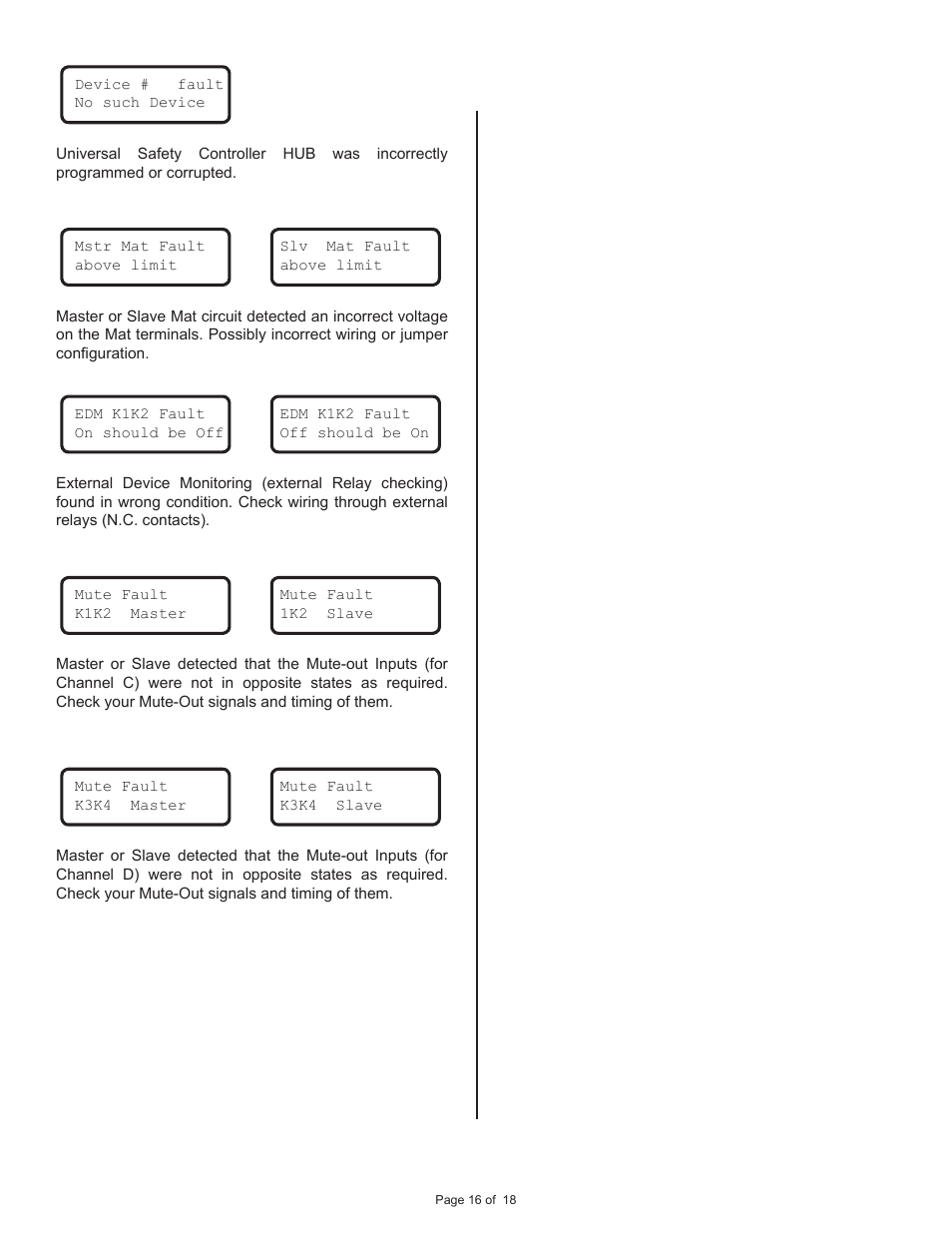 Pinnacle Systems Universal Safety Controller HUB User Manual | Page 21 / 26