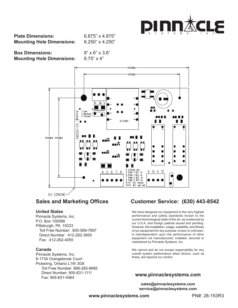 Sales and marketing offices | Pinnacle Systems UltraTouch 601 User Manual | Page 2 / 2