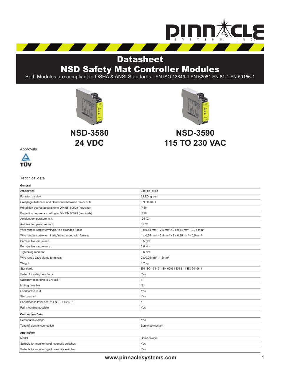 Pinnacle Systems NSD 3580 User Manual | 9 pages