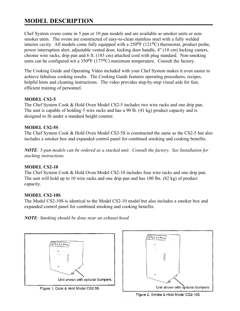 Model description | Piper CS2-5 User Manual | Page 4 / 12