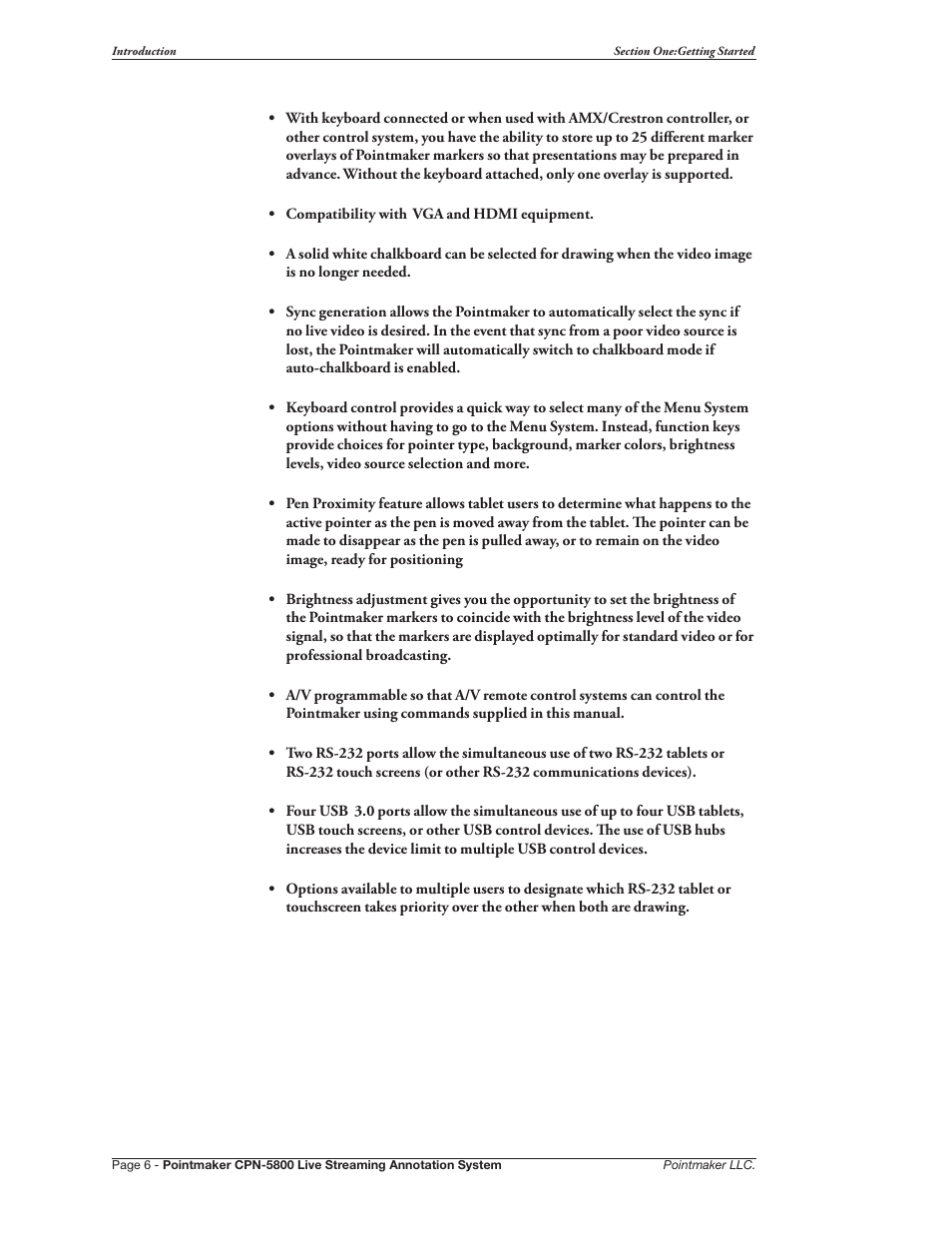 Pointmaker CPN-5800 User Manual | Page 12 / 168