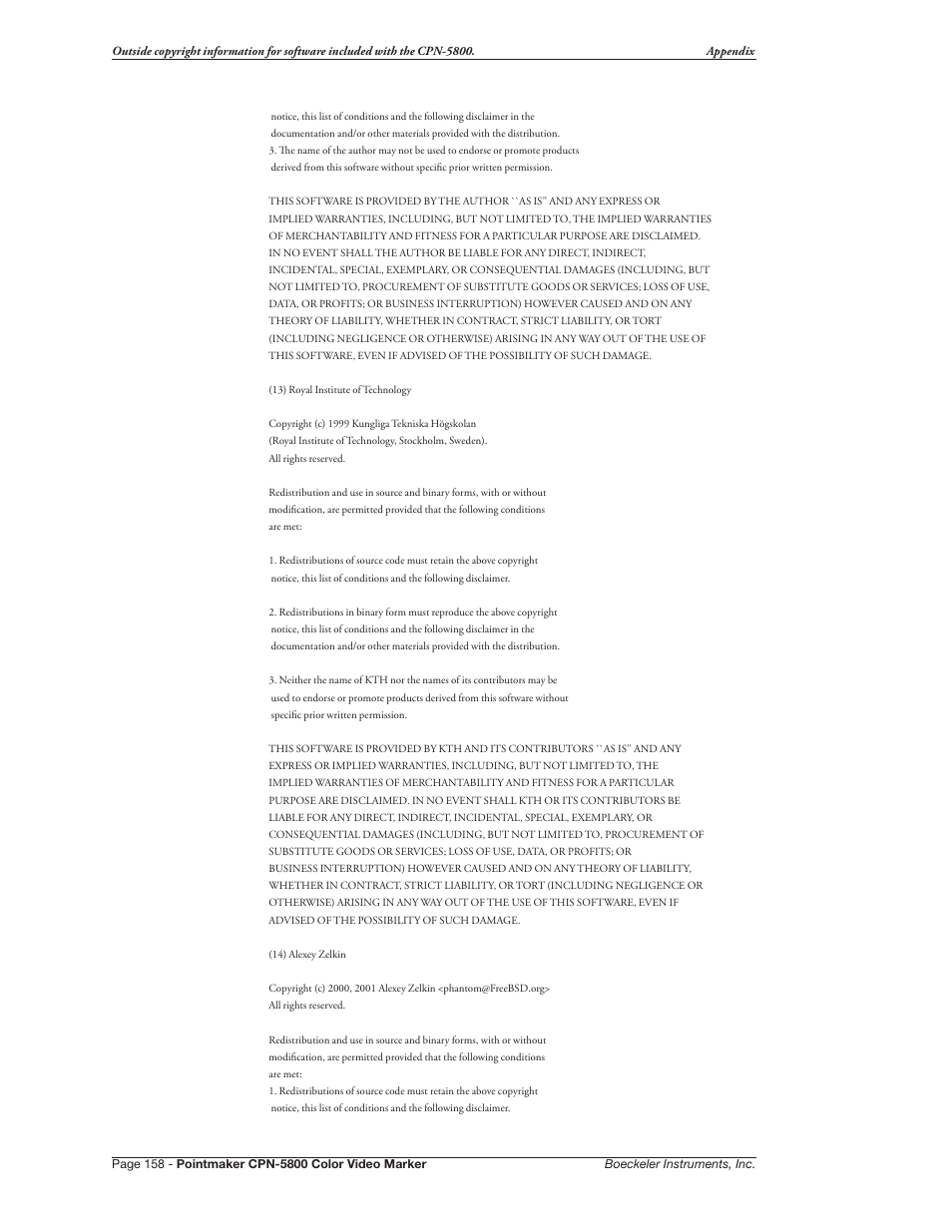 Pointmaker CPN-5800 User Manual | Page 164 / 168
