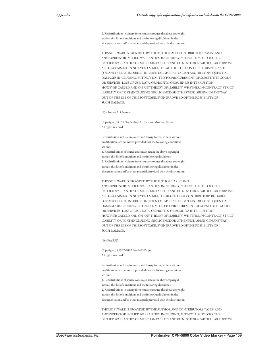 Pointmaker CPN-5800 User Manual | Page 165 / 168