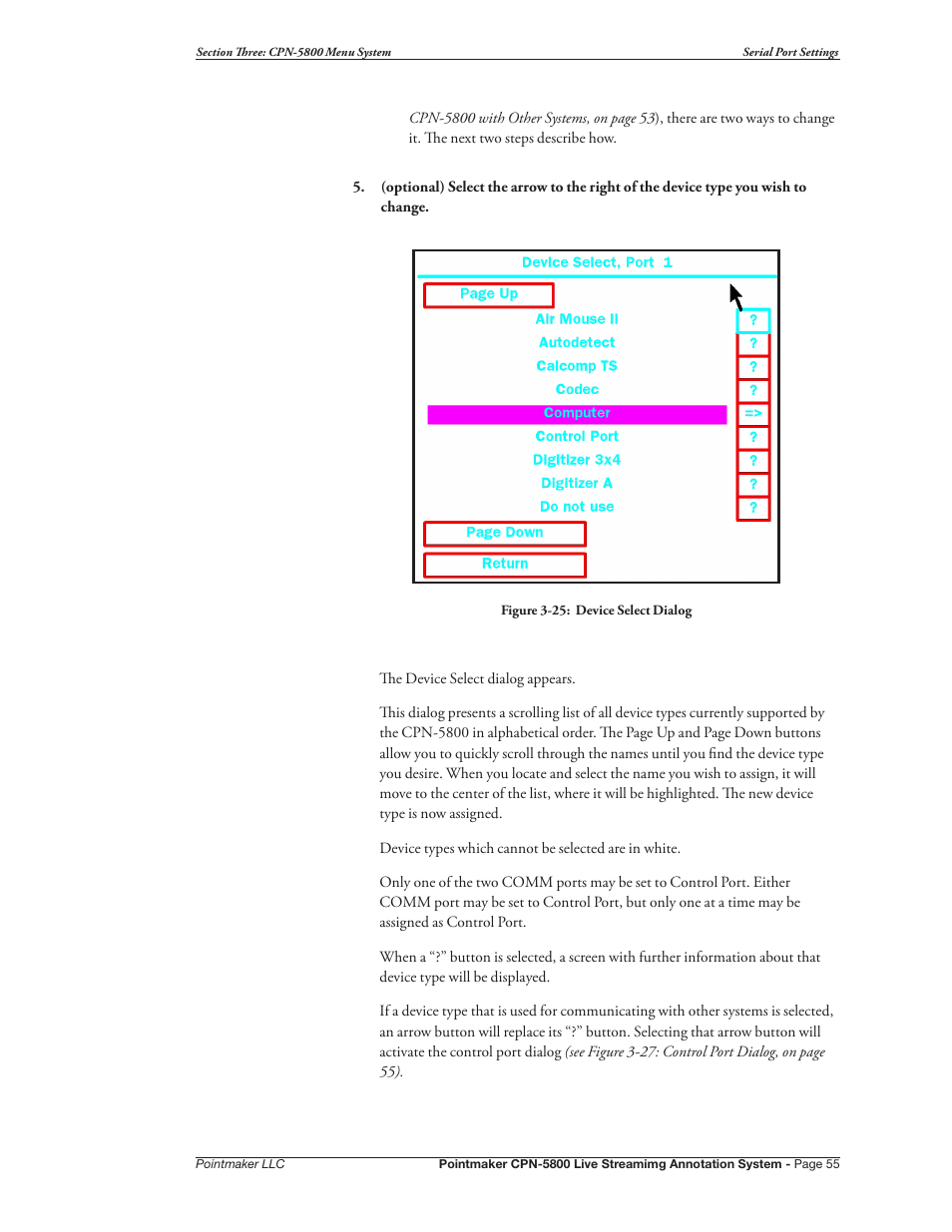 Pointmaker CPN-5800 User Manual | Page 61 / 168