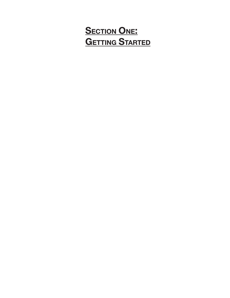 Section one: getting started | Pointmaker CPN-5800 User Manual | Page 7 / 168