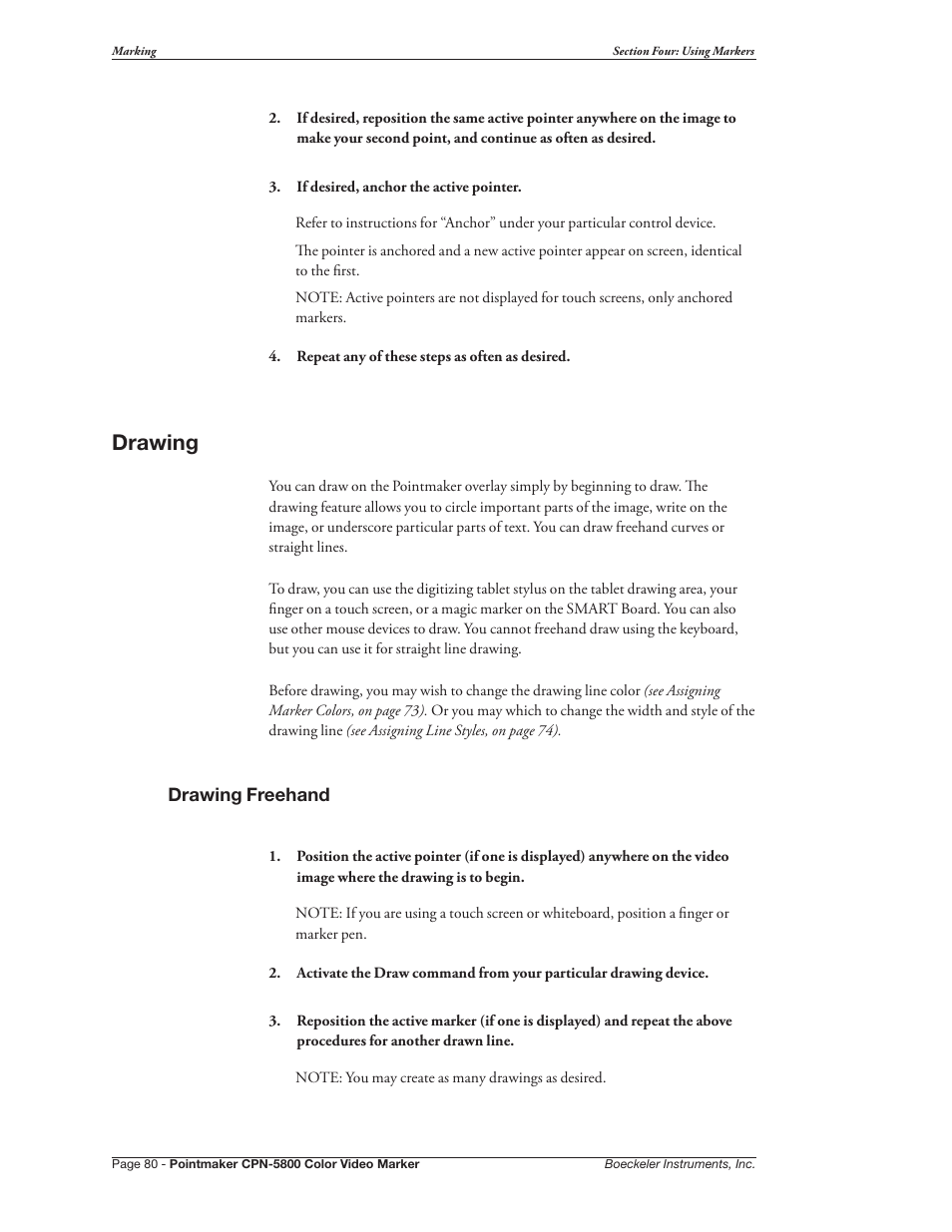 Drawing | Pointmaker CPN-5800 User Manual | Page 86 / 168