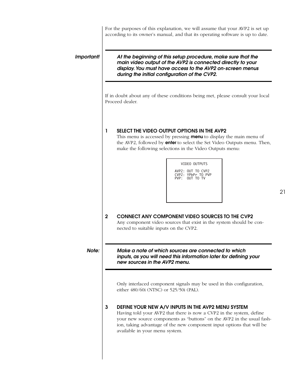 Proceed CVP2 User Manual | Page 21 / 36