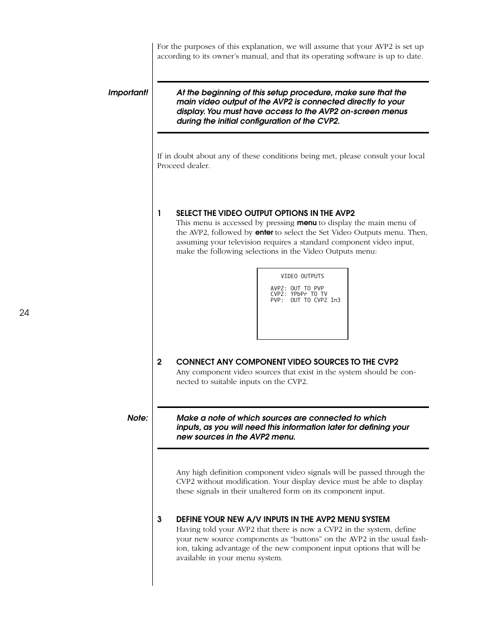 Proceed CVP2 User Manual | Page 24 / 36
